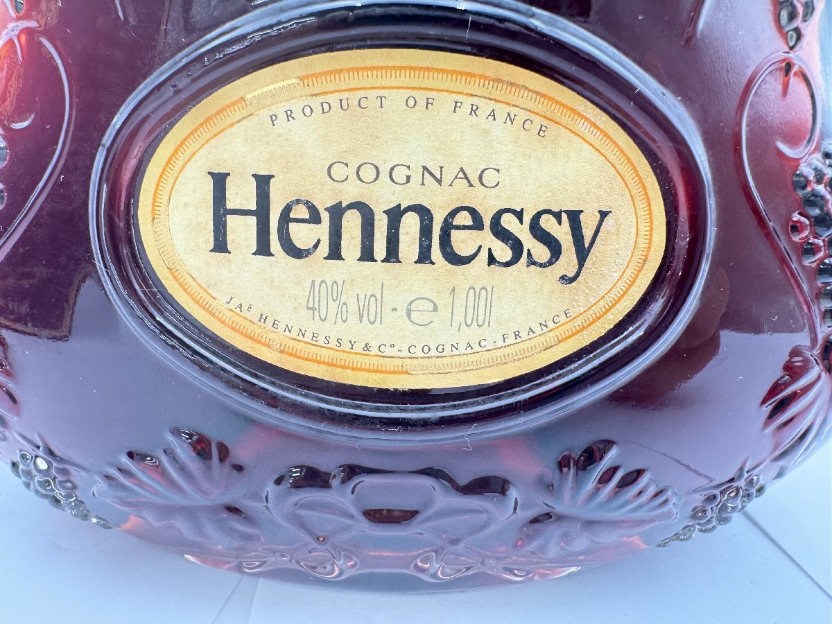 ◇お酒 古酒 未開栓 Hennessy ヘネシー XO 金キャップ グリーン