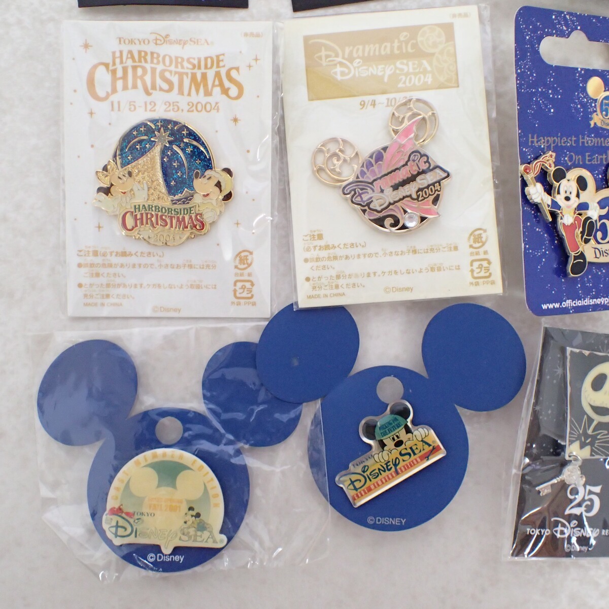 ディズニー ピンバッジ リズム オブ ワールド 2005/ディズニーワールド 50周年/One Hundred Mickeys 等 まとめてセット Disney【IO