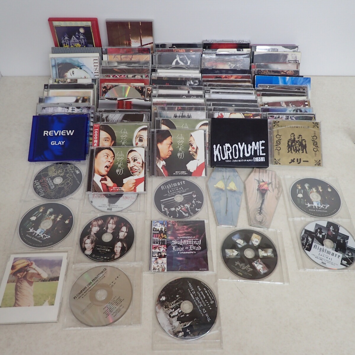 【送料無料/新品】 V系 CD/DVD ナイトメア/メリー/黒夢/PIERROT/L'Arc〜en〜Ciel ミュージシャン