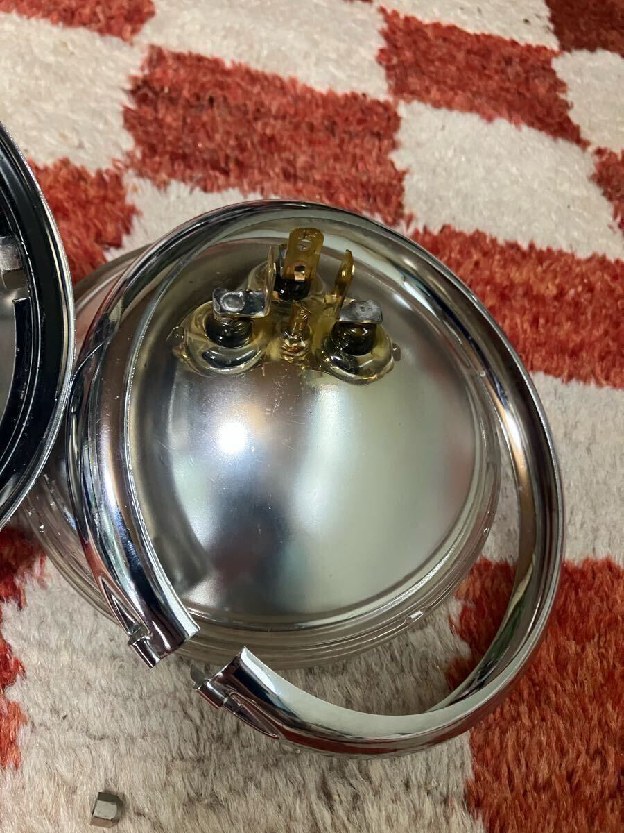 NOS! Vintage BATES kd869 head light ベイツ　サイドマウント　ヘッドライトショベル　パン　ナックル　AEE チーター　ロンフィンチ