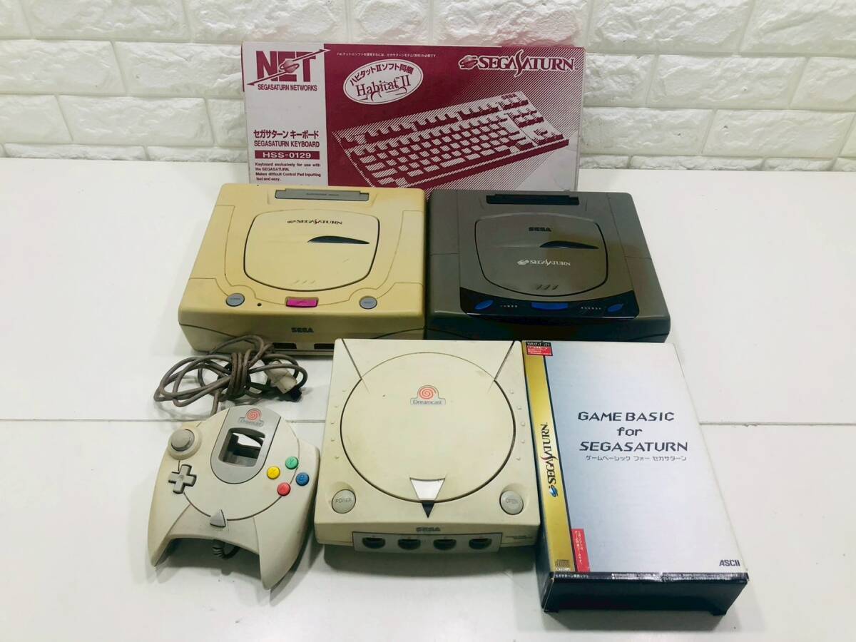 X237★1円～當(dāng)時物 ゲーム セガサターン ドリームキャスト SS DC コントローラー 周辺機(jī)器 大量まとめてセット 動作未確認(rèn)の為ジャンク