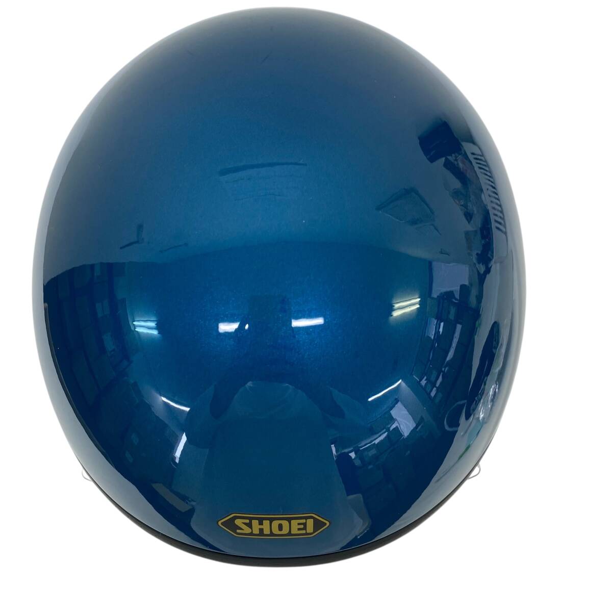 【美品】 SHOEI ショウエイ J.O ジェットヘルメット S(55cm)サイズ 青系 ブルー系 20483-100