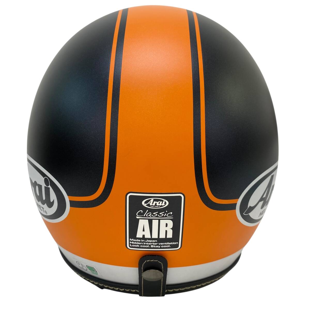 【美品】 Arai アライ CLASSIC AIR ERA ヘルメット　※スモークシールド付き S(55-56cm)サイズ オレンジ系 黒系 ブラック系 20484-100