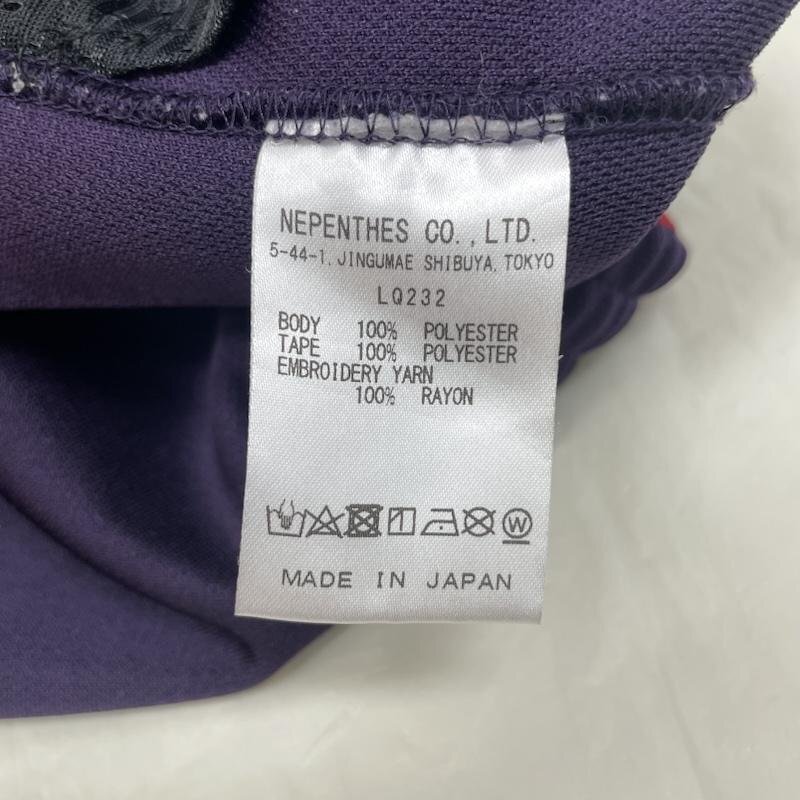 ニードルス 22FW NARROW TRACK PANT ナロー トラックパンツ ジャージ 刺? 蝶 紫 ライン パープル Mサイズ M