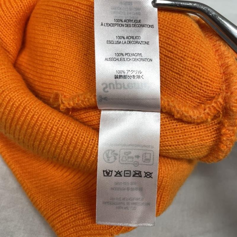 シュプリーム 23SS モーションロゴビーニー Motion Logo Beanie オレンジ ストリート アクリル -