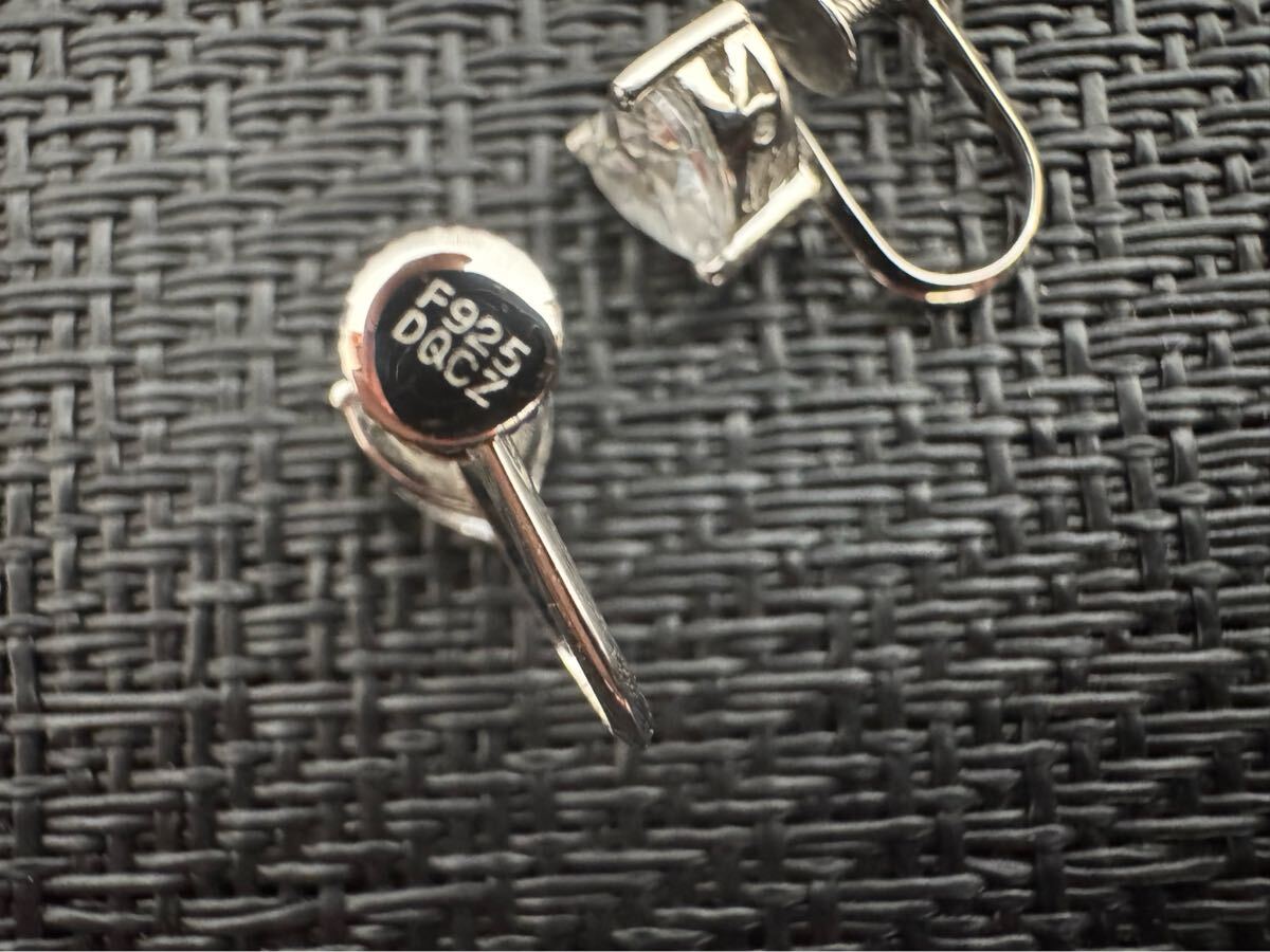 DQCZ F925 イヤリング　ハート　 シルバー　レディース　アクセサリー　D-436_画像3