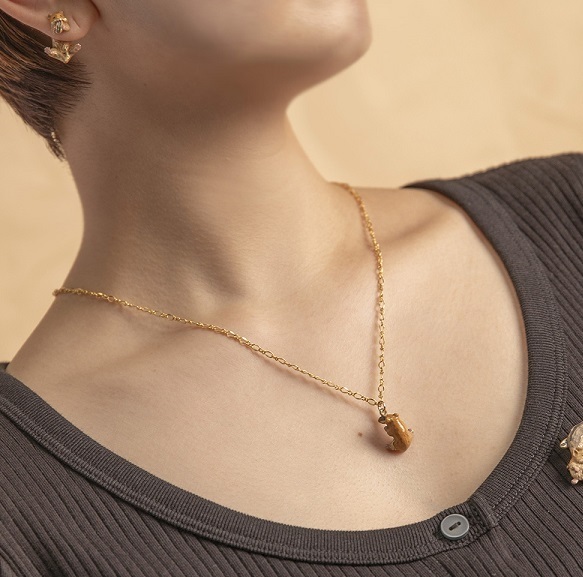 食いしん坊ハムスター ネックレス ペンダント アクセサリー パルナートポック 送料無料 ブラフシューペリア ハムスター_画像7