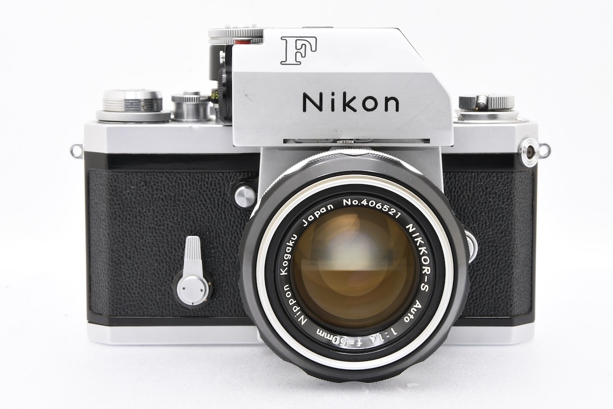 Nikon F фото mikT серебряный предыдущий период 659 десять тысяч шт. + не Ai NIKKOR-S Auto 50mm F1.4 Nikon однообъективный зеркальный пленочный фотоаппарат стандарт одиночный подпалина пункт линзы #33466