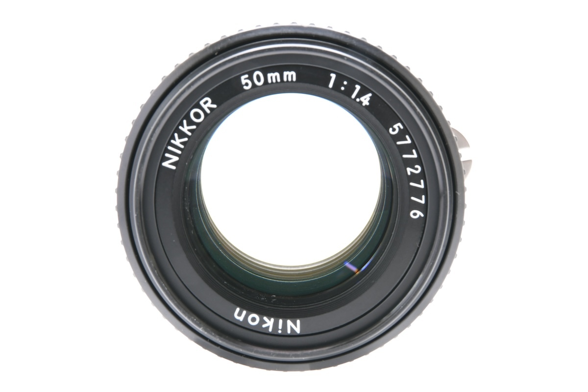 Nikon AI-S NIKKOR 50mm F1.4 F крепление большой диаметр одиночный подпалина пункт Nikon MF однообъективный зеркальный для замена линзы #33854