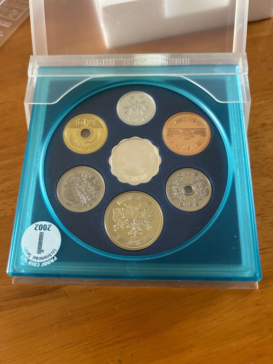 テクノメダルシリーズ 2002 プルーフ貨幣セット造幣局 外箱中古 テクノメダルシリーズ 2002 プルーフ貨幣セット造幣局 外箱中古