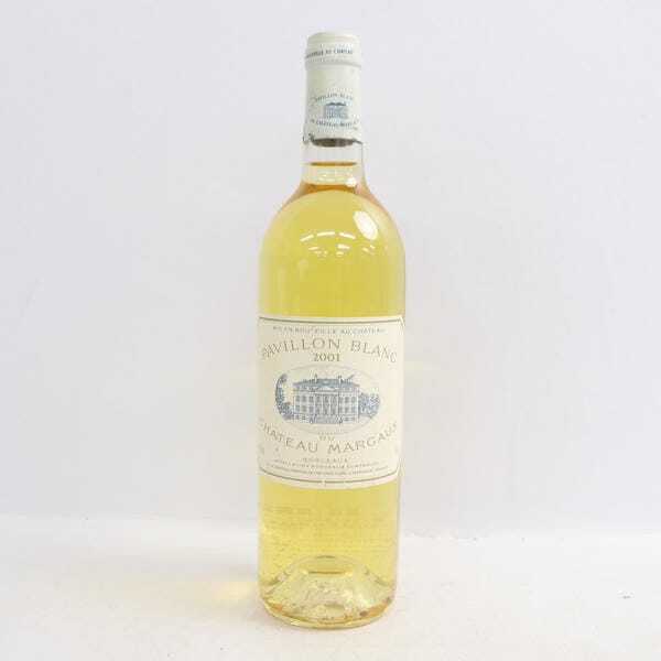 1円~PAVILLON BLANC DU CHATEAU MARGAUX（パヴィヨンブラン デュ シャトーマルゴー）2001 14.5％ 750ml ※オリ有り X25F020075