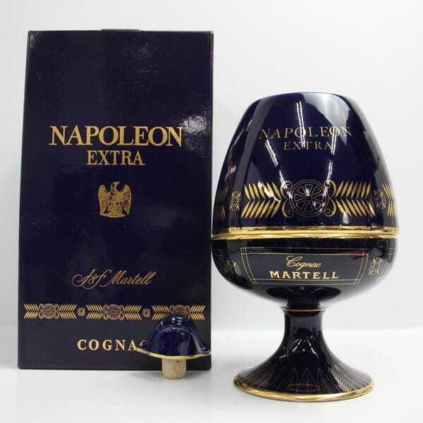 1円~MARTELL（マーテル）ナポレオン エクストラ リモージュ 40％ 700ml 青陶器（重量1203g）X25E120126