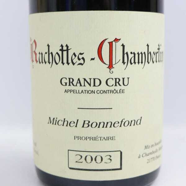 Michel Bonnefond（ミシェル ボンヌフォン）リュショットシャンベルタン グランクリュ 2003 13.5％ 750ml F24H280010