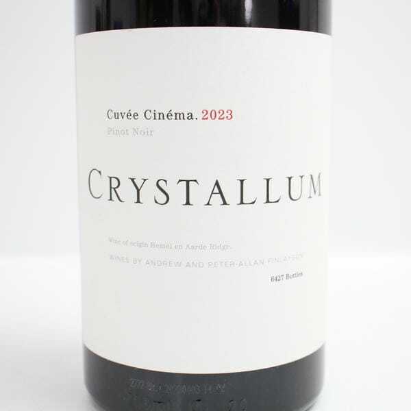 1円~Crystallum（クリスタルム）キュヴェ シネマ ピノノワール 2023 14％ 750ml ※里ラベル汚れ G25E210004