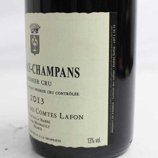 1円~DOMAINE DES COMTESLAFON（ドメーヌ デ コントラフォン）ヴォルネイ シャンパン プルミエクリュ 2013 13％ 750ml X25F180071