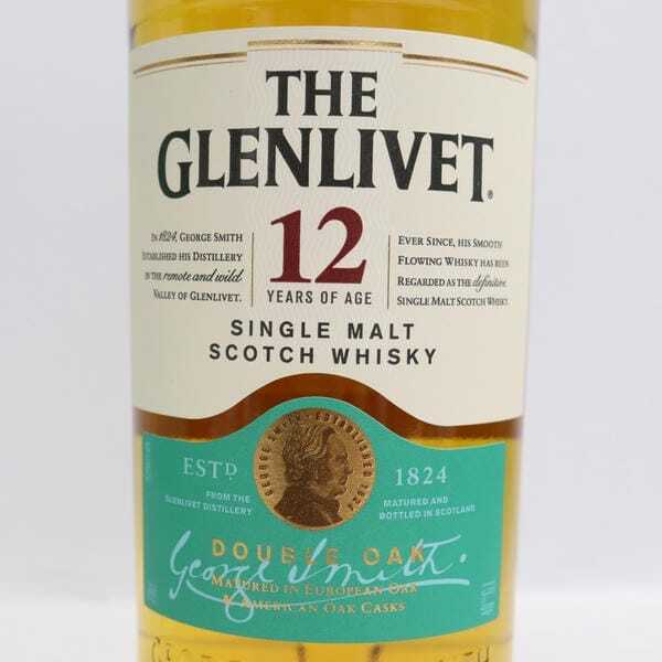 1円~GLENLIVET（グレンリベット）12年 ダブルオーク 40％ 700ml S25F130008