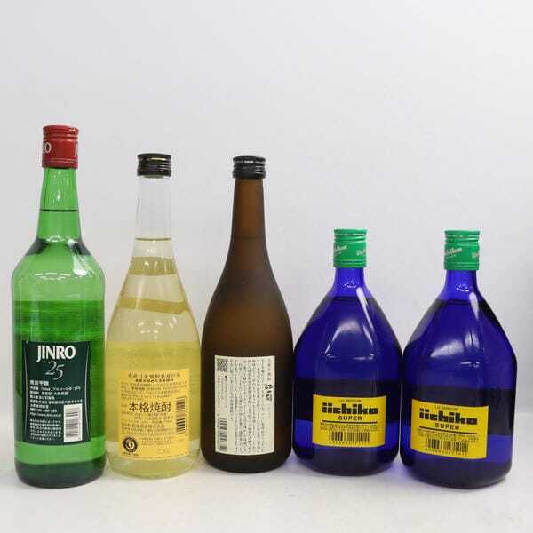 1 иен ~[5 шт. комплект ] shochu разнообразные ( Iichiko super основной shochu 25 раз 720ml и т.п. )O25F200028