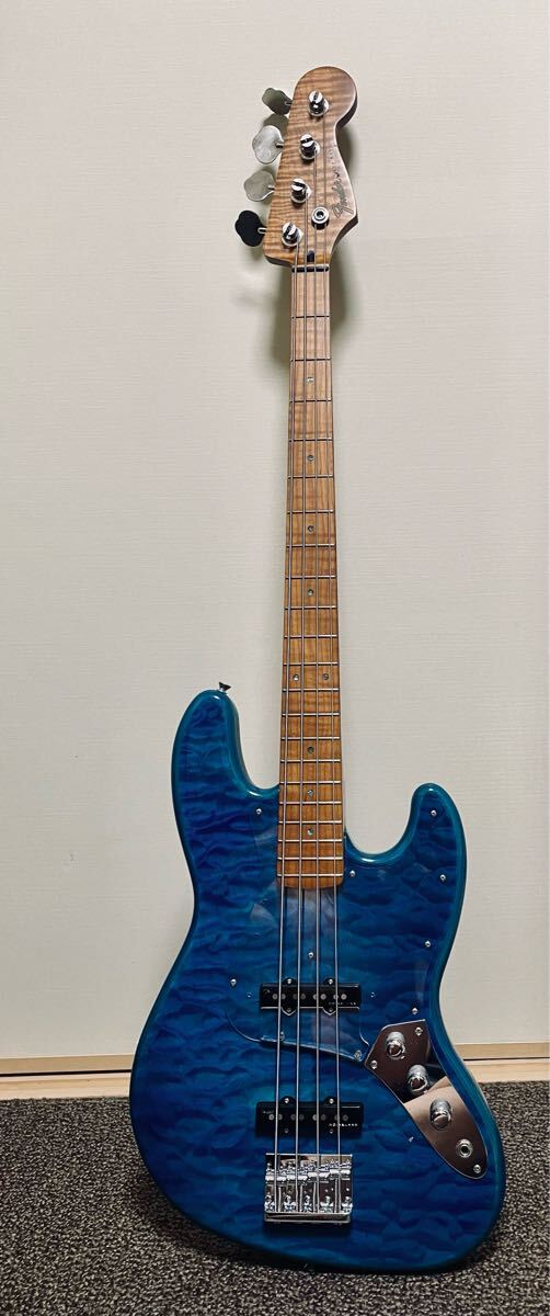 1円スタート fender FSR TRADNL Ⅱ 70s jazzbass c-blue ベース ジャズベース エレキベース 4弦 BASS ネック変えてあります。