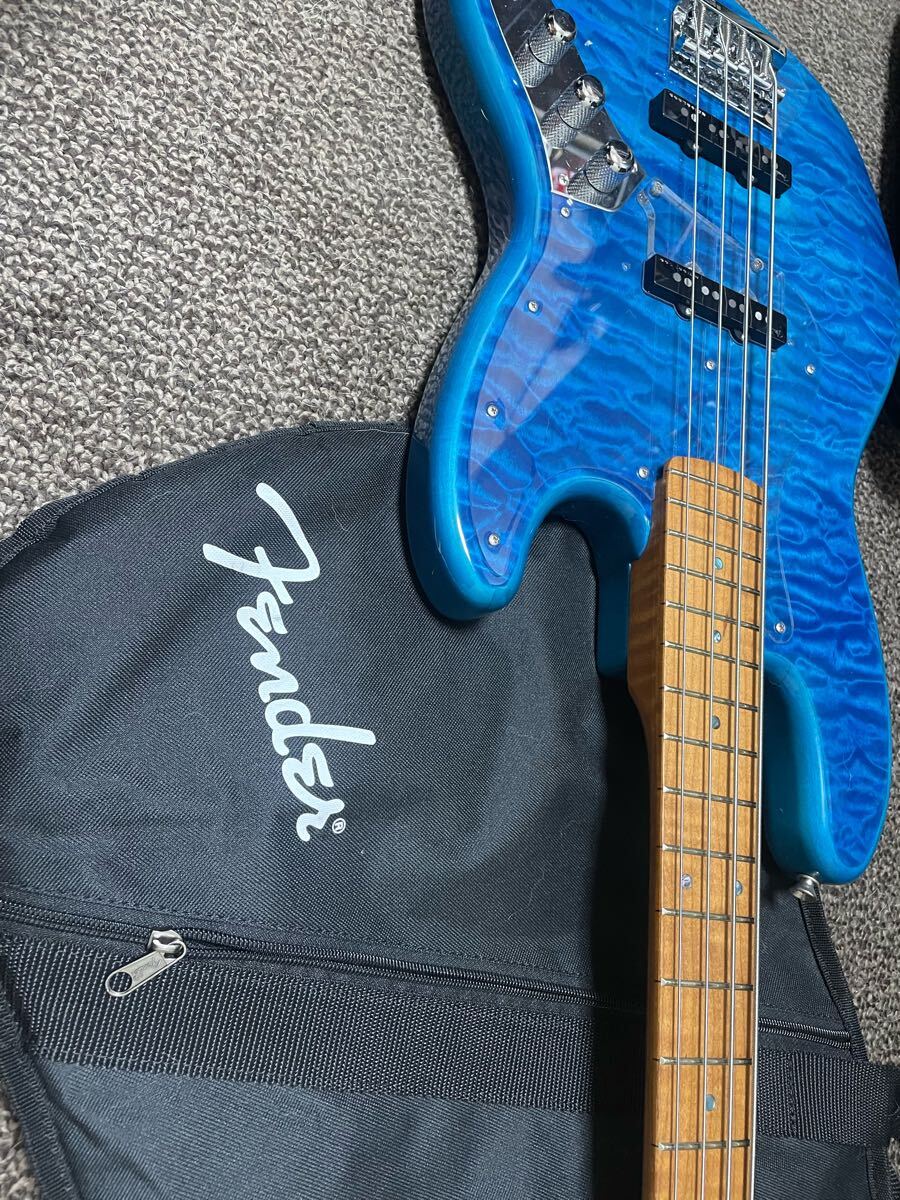 1円スタート fender FSR TRADNL Ⅱ 70s jazzbass c-blue ベース ジャズベース エレキベース 4弦 BASS ネック変えてあります。