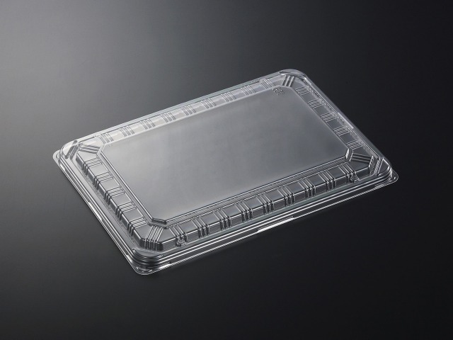 使い捨て弁当箱 ＨＳＡ街弁　Ｋ２７－１９　蓋 【50枚】 中央化学 業務用 スーパー_画像1