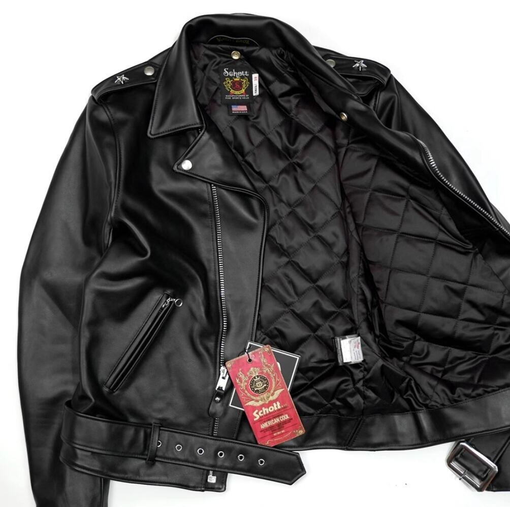 SCHOTT ショット ライダースジャケット 613UST USA制 ワンスター ダブル ライダース ジャケット 40サイズ