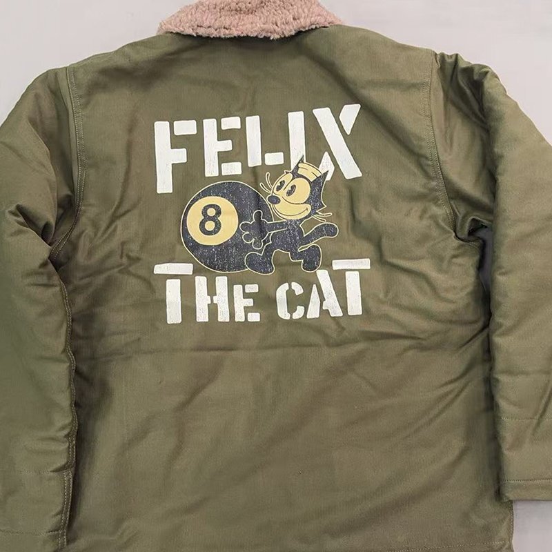 TOYS McCOY トイズマッコイ デッキジャケット フィリックス ミリタリー ジャケット N-1 DECK JACKET FELIX THE CAT 8 BALL 36サイズ