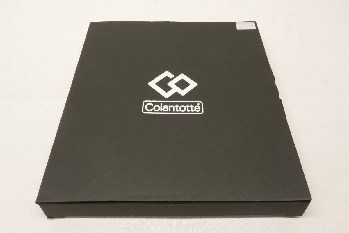 ◆中古品◆Colantotte コラントッテ　TAO ネックレス α ARAN　サイズM 43cm ブラック/クラシックゴールド