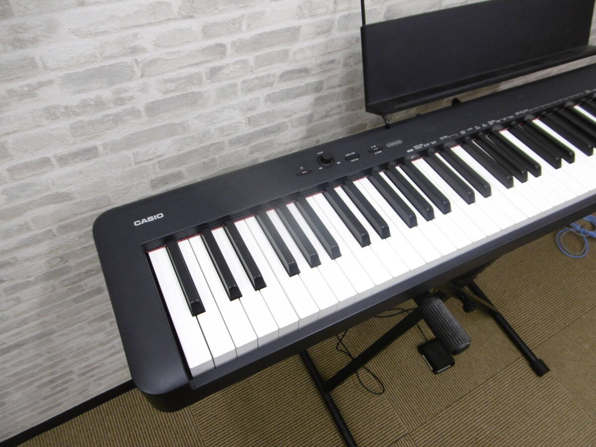 楽器祭 音楽祭 CASIO カシオ 電子ピアノ CDP-S150BK 2021年制 中古 簡易作動確認済 現狀品 自宅保管品 ヤマト200サイズ2個口での発送!!