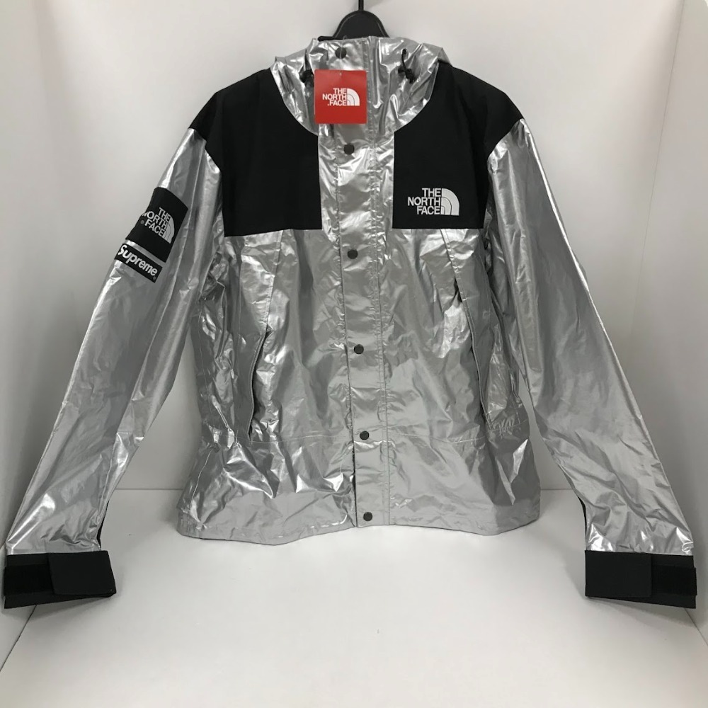 08w8436★1円~ SUPREME×THE NORTH FACE シュプリーム×ノースフェイス メタリックマウンテンジャケット NP11801 L【中古品】