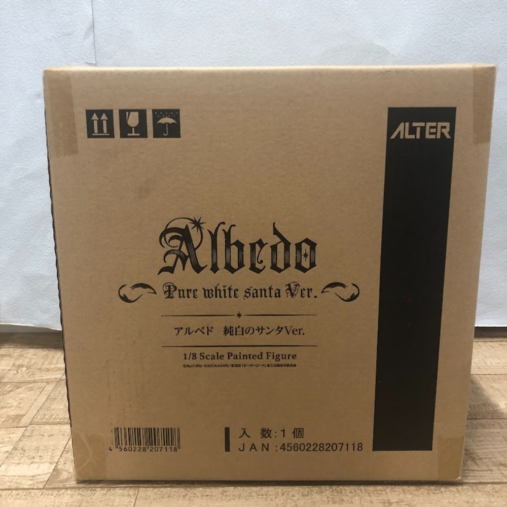 08w10507★1円~ オーバーロード アルベド　純白のサンタ　1/8スケールPainted Figure フィギュア 未開封 中古品