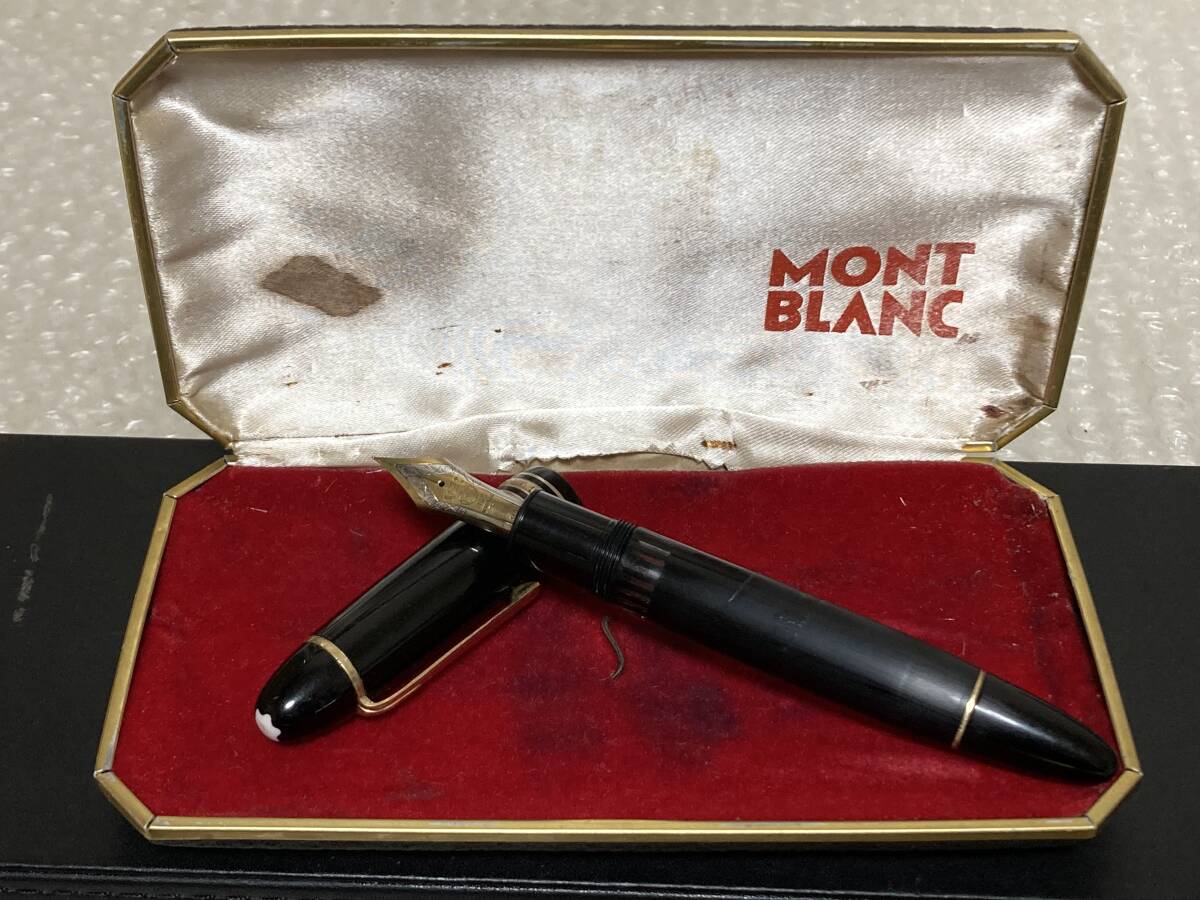 モンブラン 萬年筆 マイスターシュテュック MONTBLANC 70年代 750 18金 149 18C レア レトロ 希少 コレクション 當(dāng)時(shí)物 中古品 ケース付 