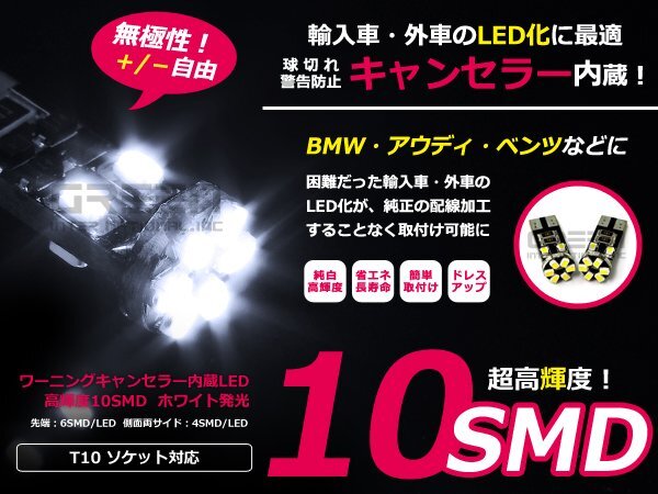 メール便送料無料 ポルシェ カイエン 955 LED ポジションランプ キャンセラー付き 2個(gè)セット