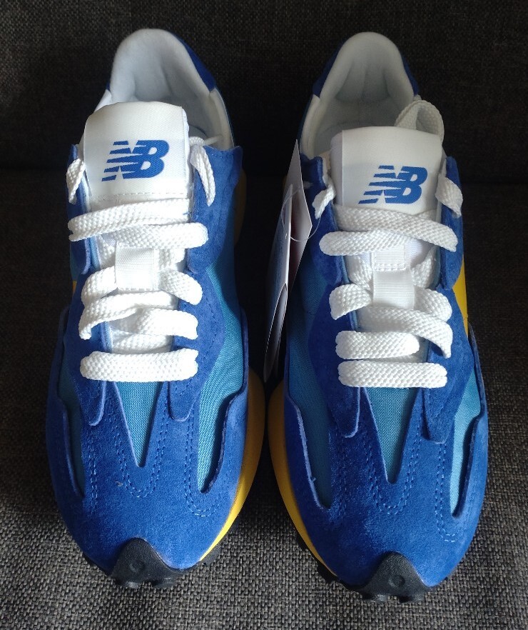  New balance спортивные туфли U327WEH голубой × желтый цвет 26.5cm