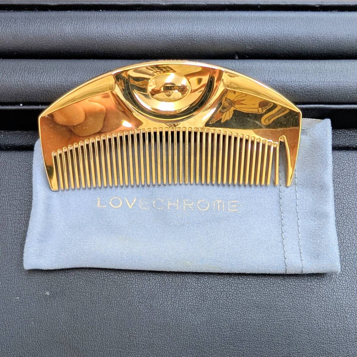 LOVECHROME ラブクロム ゴールドコーム ポーチ付き Z-21515V LOVECHROME ラブクロム ゴールド K24GP TSUKI GOLD