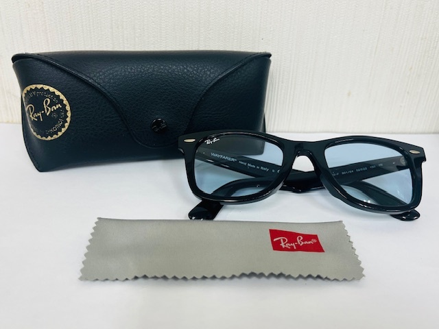 C-82503Y 【中古】Ray-Ban/レイバン WAYFARER/ウェイファーラー サングラス/アイウェア RB2140-F 901/64 52□22 150 1N レンズ小傷あり 