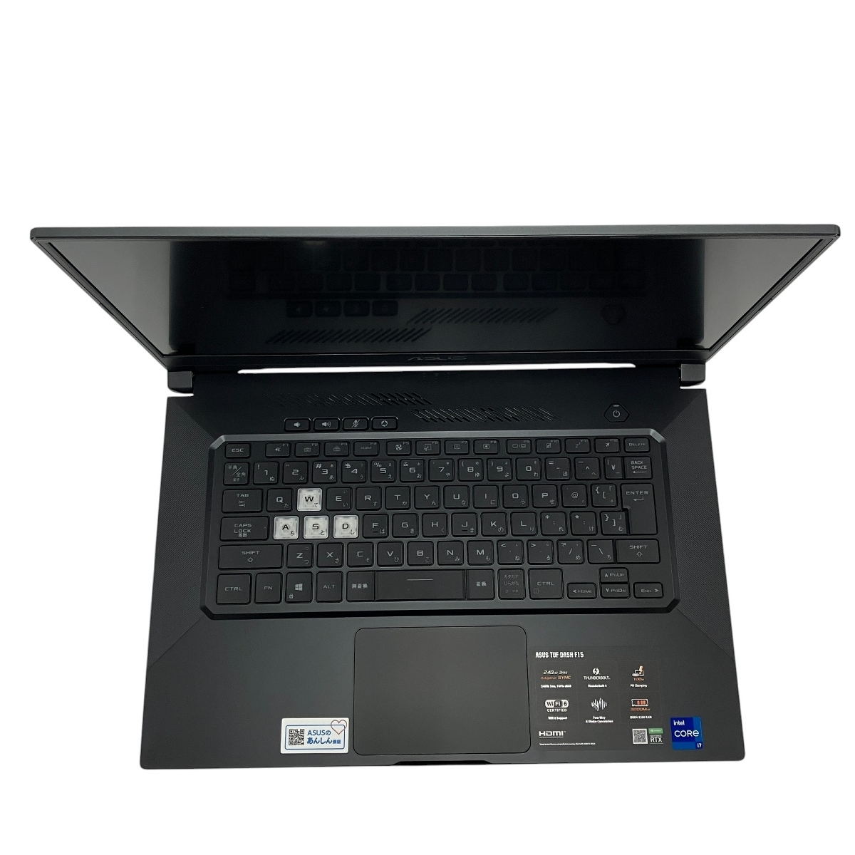 ASUS TUF Dash F15 FX516PM 15.6インチ ノート PC 16GB SSD 1TB GeForce RTX 3060 Laptop GPU i7 11370H @ 3.30GHz Win 11 中古 T9971975