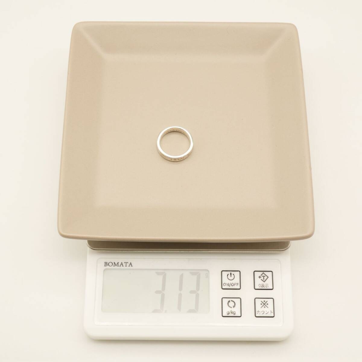  превосходный товар 6 номер Tiffany 1837 narrow Basic кольцо /24-5486S