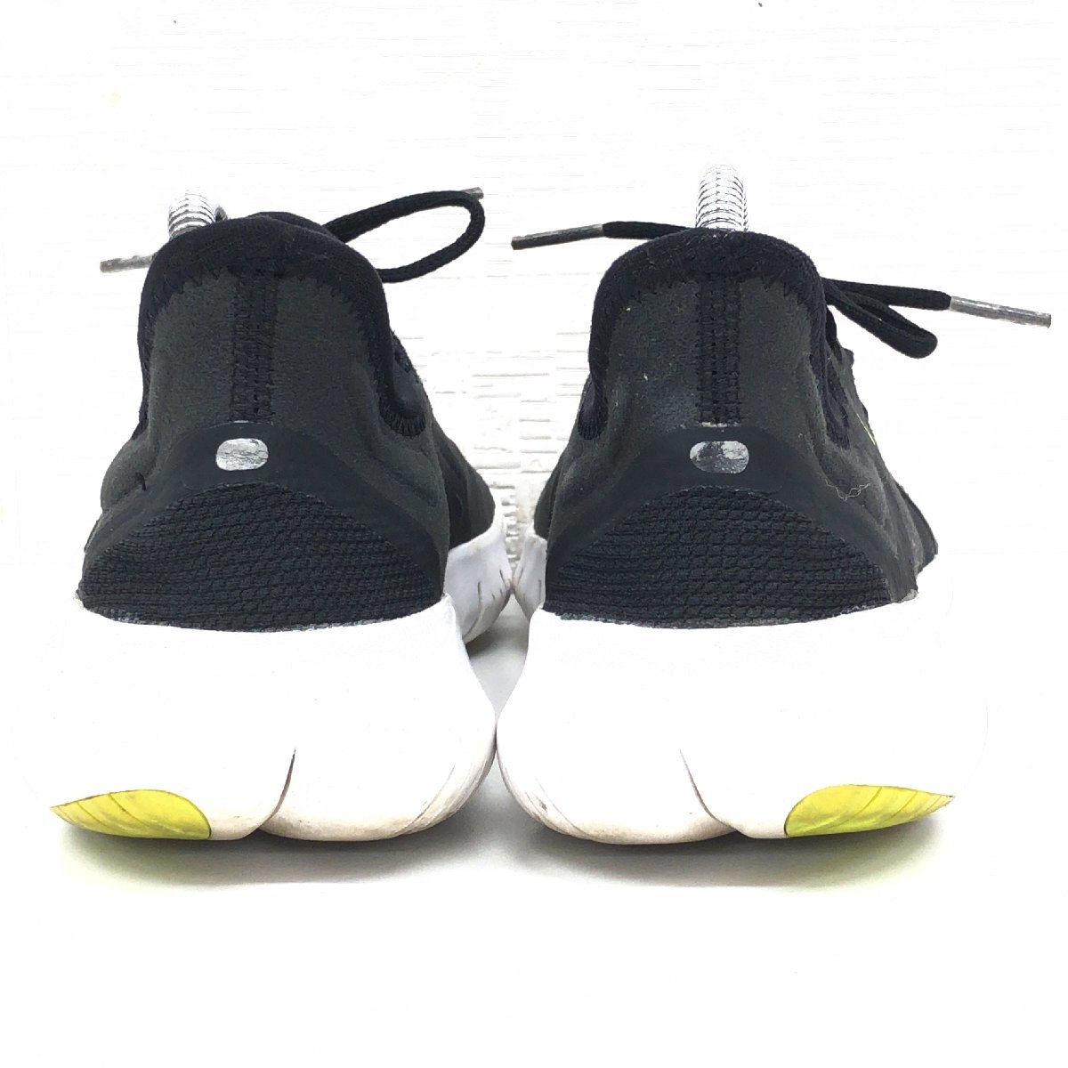 ●NIKE ナイキ フリーラン5.0 メッシュ ランニングシューズ 24.5cm 黒 ブラック スニーカー ジョギング トレーニング ジム レディース 婦人