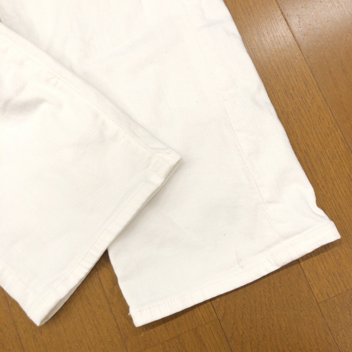 USA製 AG×Theory エージー セオリー Tomboy Crop ストレッチ ストレート カラーデニム パンツ 26 w74 白 ホワイト 白パン ジーンズ 女性用_画像8