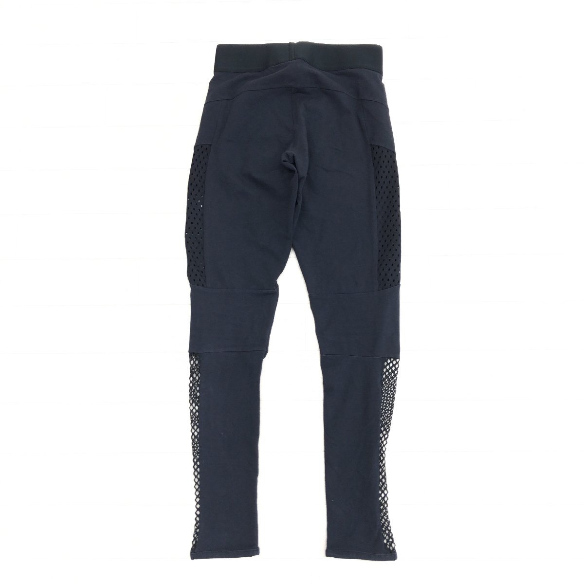 adidas アディダス 定価8,990円+稅 W AEROKNIT タイツ S 黒 ブラック メッシュ切替 ストレッチ レギンス パンツ スパッツ ジム レディース