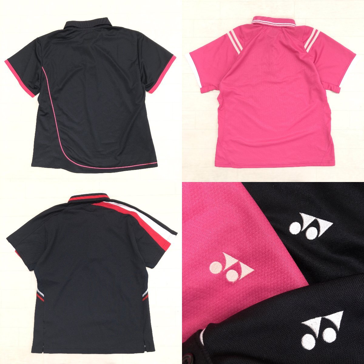 YONEX ヨネックス VERY COOL 吸水速干 ドライ ポロシャツ 3點(diǎn)セット O(XL) XO(2XL) 半袖 LL 2L 3L ゆったり 大きい テニス バドミン 卓球