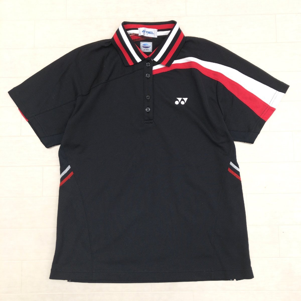 YONEX ヨネックス VERY COOL 吸水速干 ドライ ポロシャツ 3點(diǎn)セット O(XL) XO(2XL) 半袖 LL 2L 3L ゆったり 大きい テニス バドミン 卓球