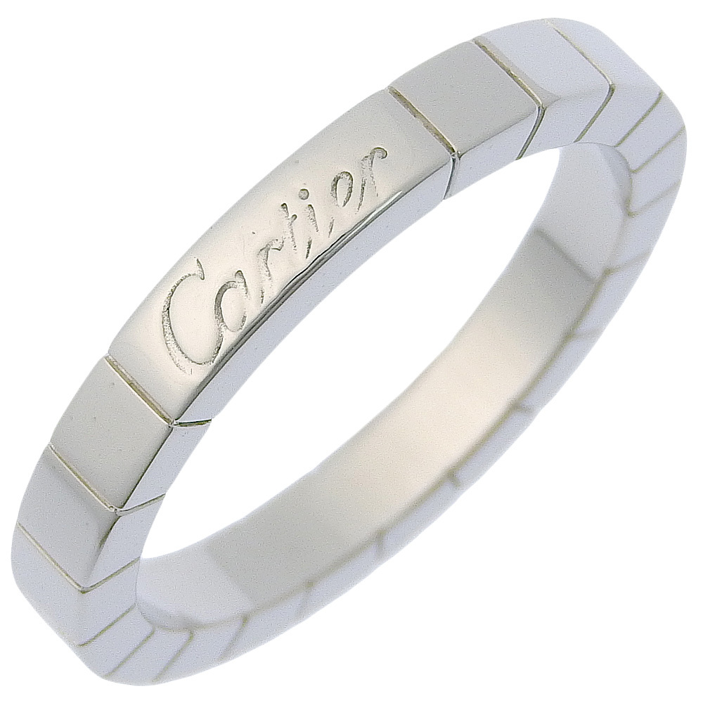 CARTIER カルティエ ラニエール リング?指輪 K18WG 14.5號 約6.2g レディース【I130425050】中古