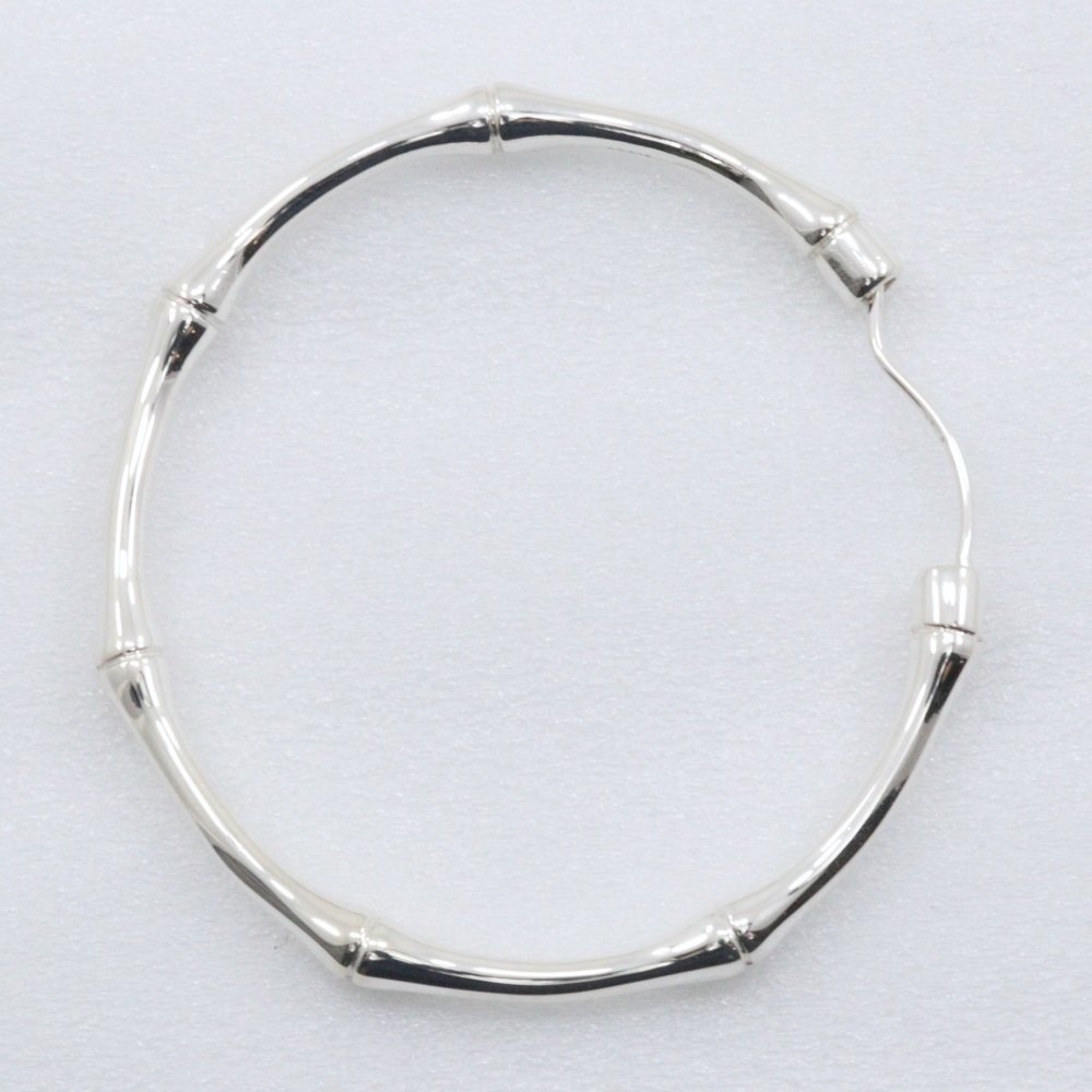 GUCCI グッチ バンブー フープ ピアス シルバー925 約19.0g レディース【I203124100】中古