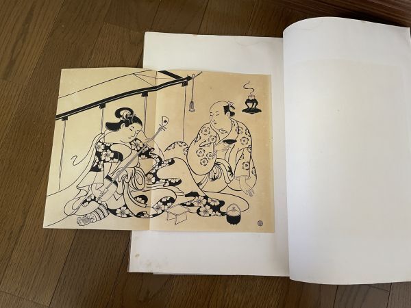 [ отходит . нравы и обычаи ..... Edo первый период времена все 1 шт. ]... лист сборник картина в жанре укиё гравюра на дереве картина в жанре укиё прекрасный человек 