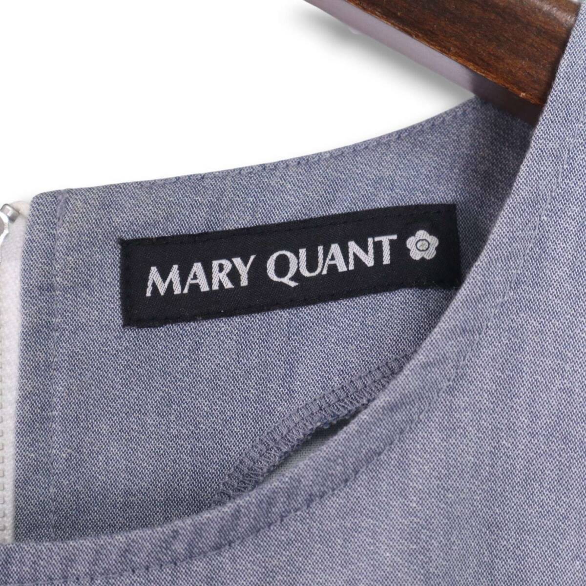 MARY QUANT マリークワント 春夏★ 半袖 デイジー 花柄 フラワー モチーフ 半袖 ワンピース Sz.M レディース_画像5