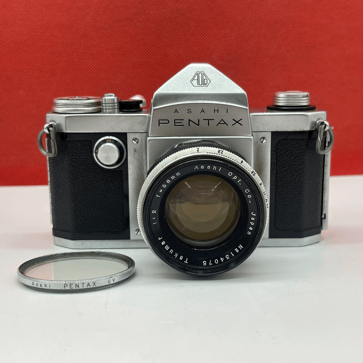 v03 PENTAX AP Takumar F2 58mm однообъективный зеркальный пленочный фотоаппарат корпус линзы рабочее состояние подтверждено shutter OK текущее состояние товар ta медведь - Pentax 