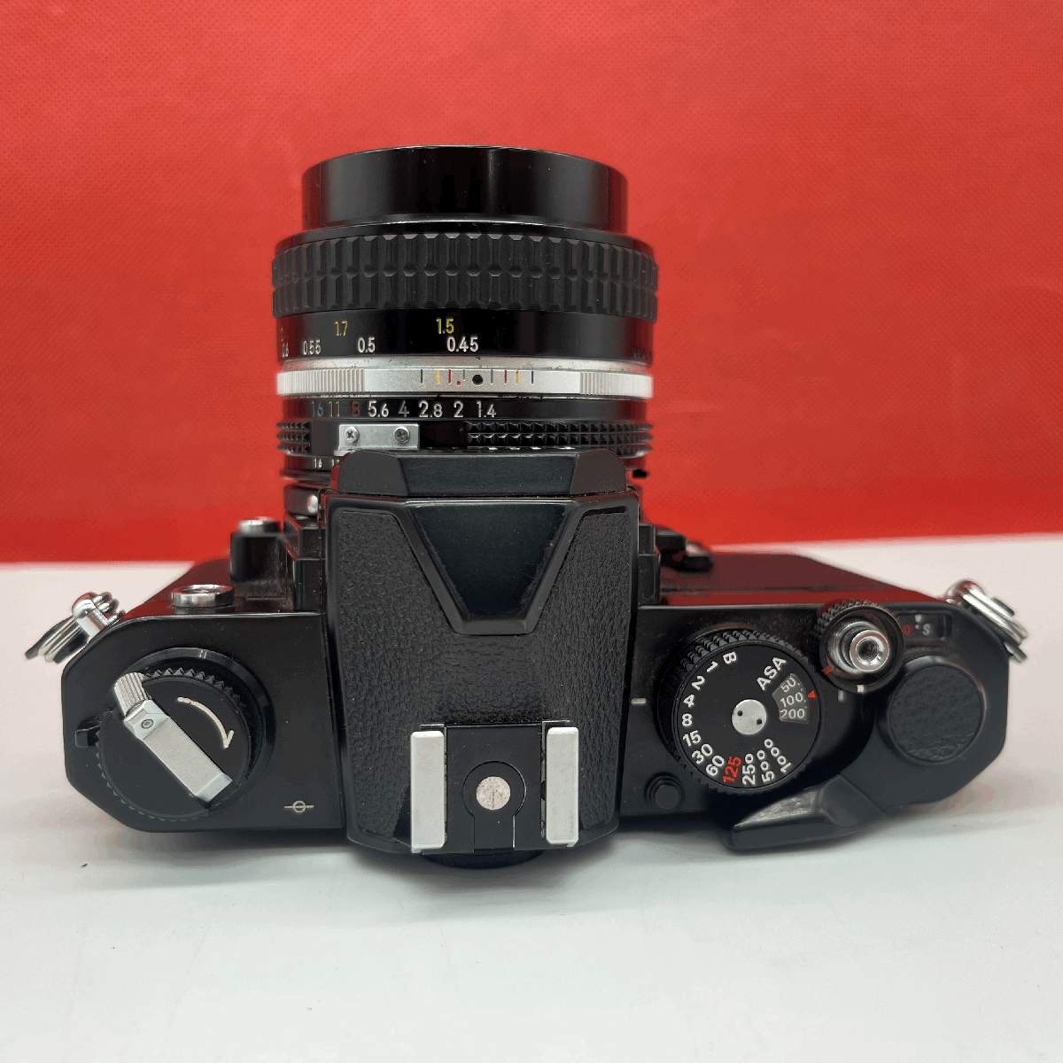 v07 Nikon FM черный NIKKOR 50mm F1.4 Ai однообъективный зеркальный пленочный фотоаппарат корпус линзы рабочее состояние подтверждено shutter, люксметр OK текущее состояние товар Nikon 