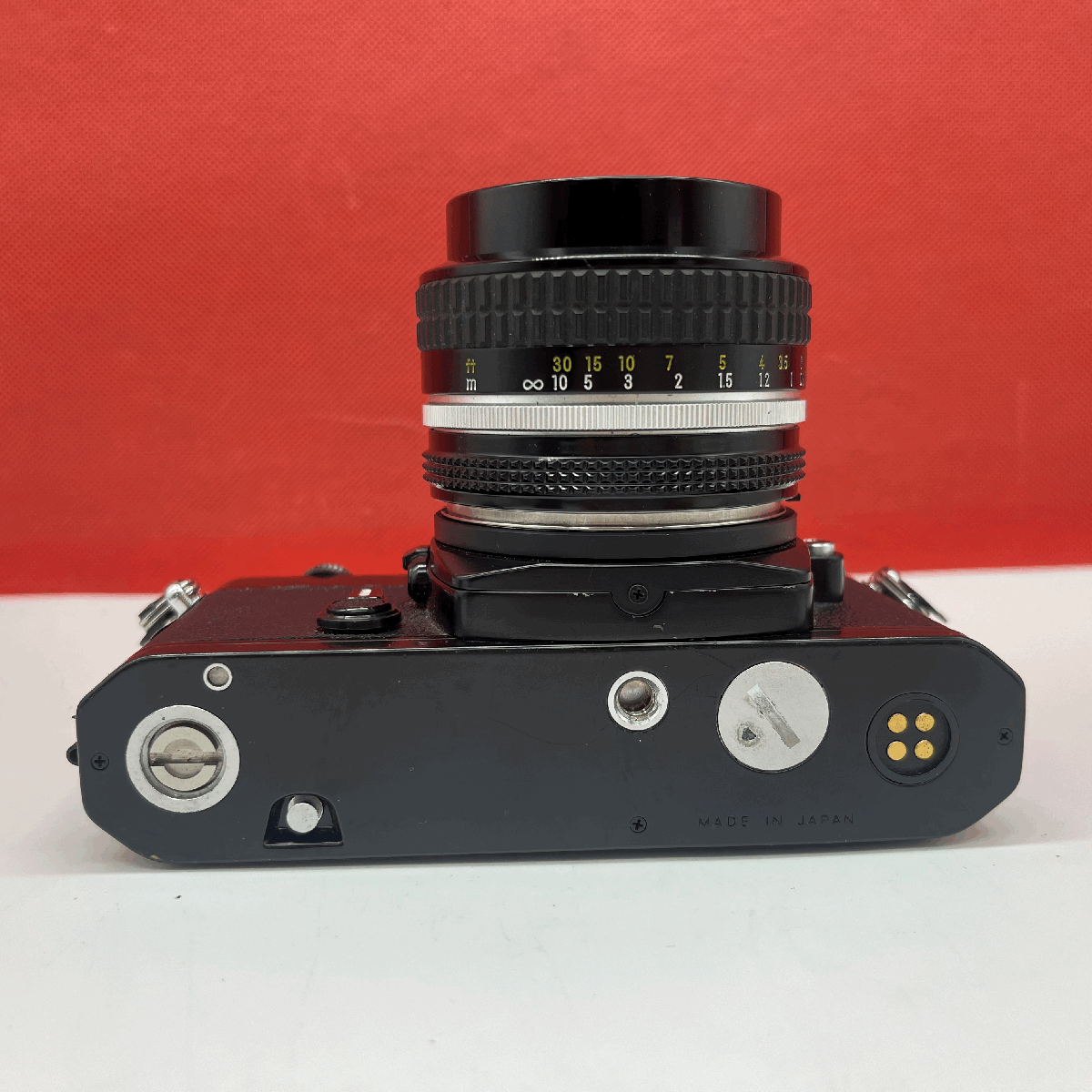 v07 Nikon FM черный NIKKOR 50mm F1.4 Ai однообъективный зеркальный пленочный фотоаппарат корпус линзы рабочее состояние подтверждено shutter, люксметр OK текущее состояние товар Nikon 