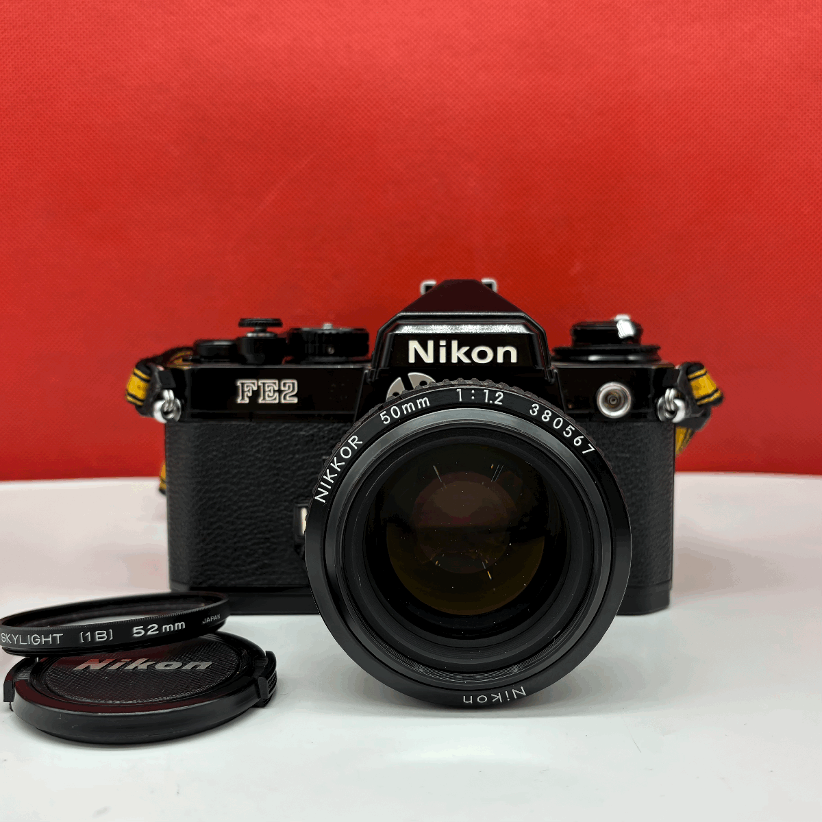 #05 Nikon FE2 BLACK черный NIKKOR 50mm F1.2 Ai-s пленочный фотоаппарат однообъективный зеркальный корпус линзы shutter, люксметр OK рабочее состояние подтверждено Nikon 